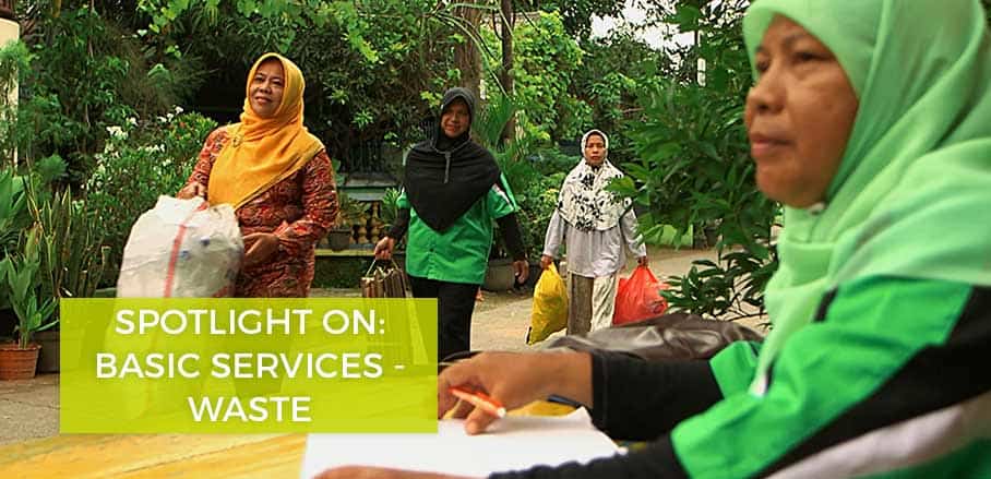Citizens of Tangerang are bringing their waste to a waste bank © CDIA-GIZ