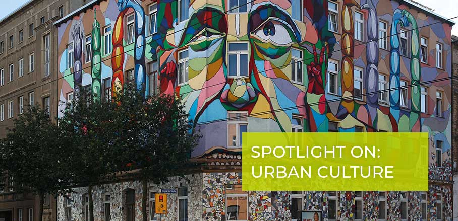 Street art and Graffiti in Halle, Germany as a push for economic development