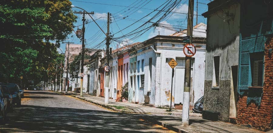 Street scene in Campinas, Brazil