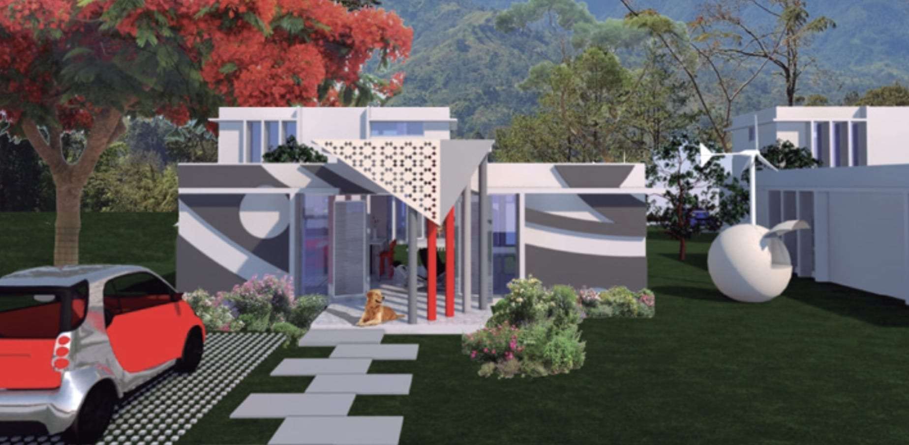 Ecological modular home 