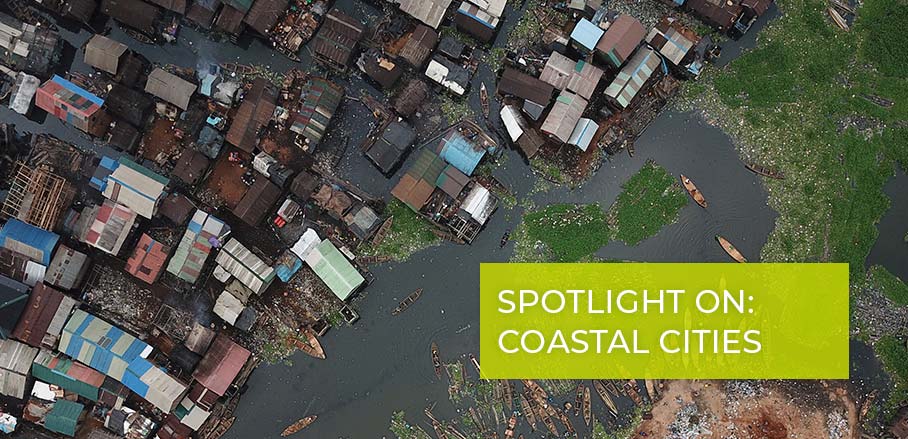 Drone Shot of Makoko, on of Lagos' largest informal settelments