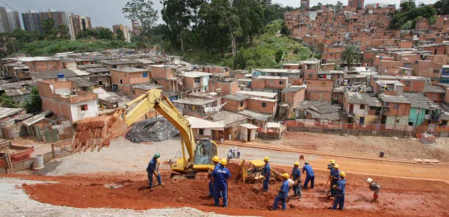 Construction site in São Paulo, Paraisopolis © Cities Alliance