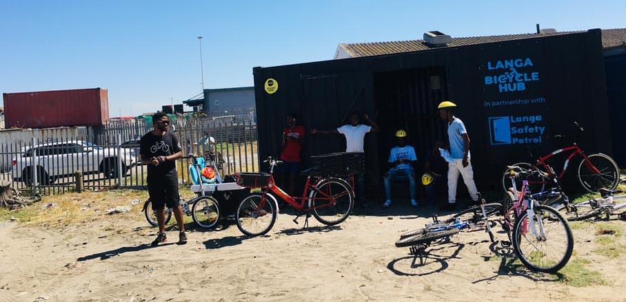 The Langa Bicycle Hub in Cape Town