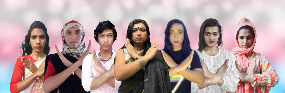 Transgender Women from Bangladesh Posed to Show Solidarity on IWD 2022. Courtesy: Author