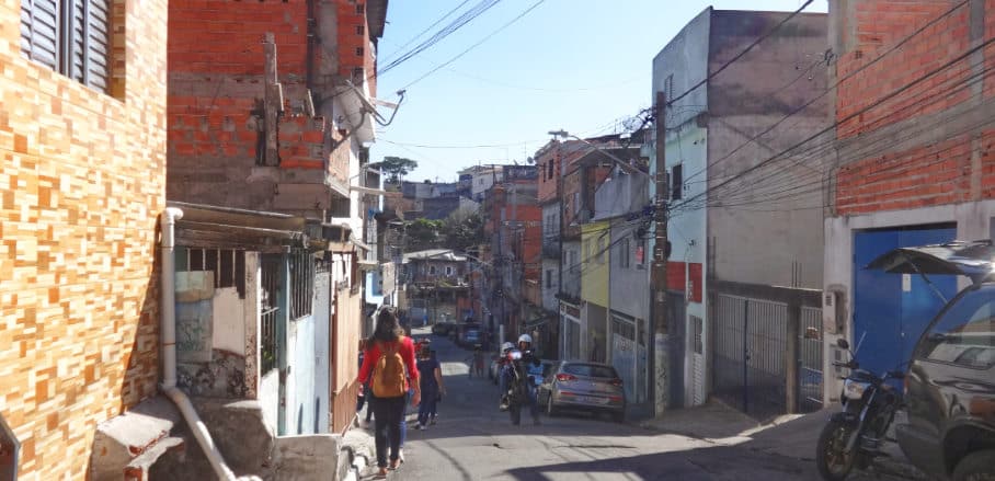 A street in a favela