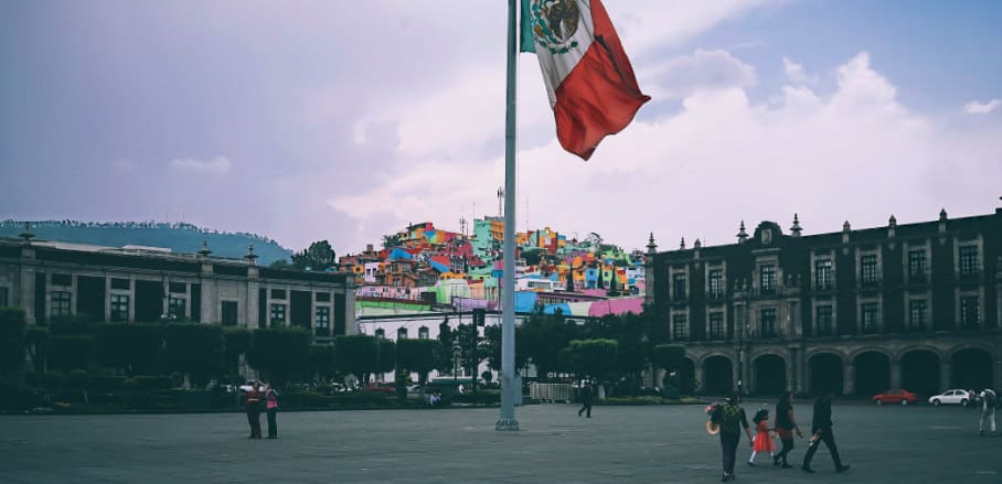 The square Toluca de Lerdo in Mexico City